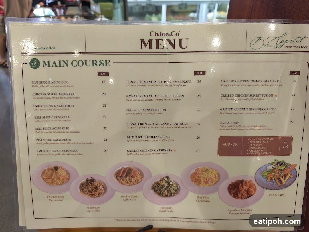 Chloe.Co MENU