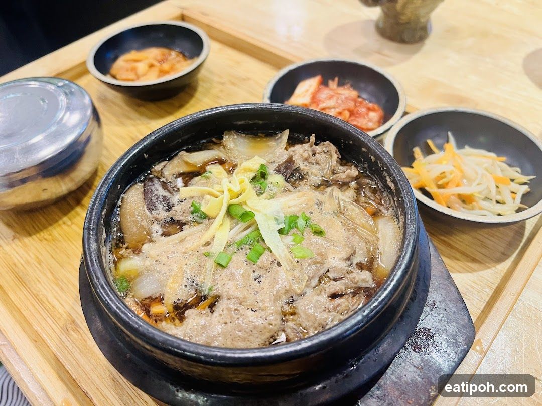 Korean Stew with Side Dishes