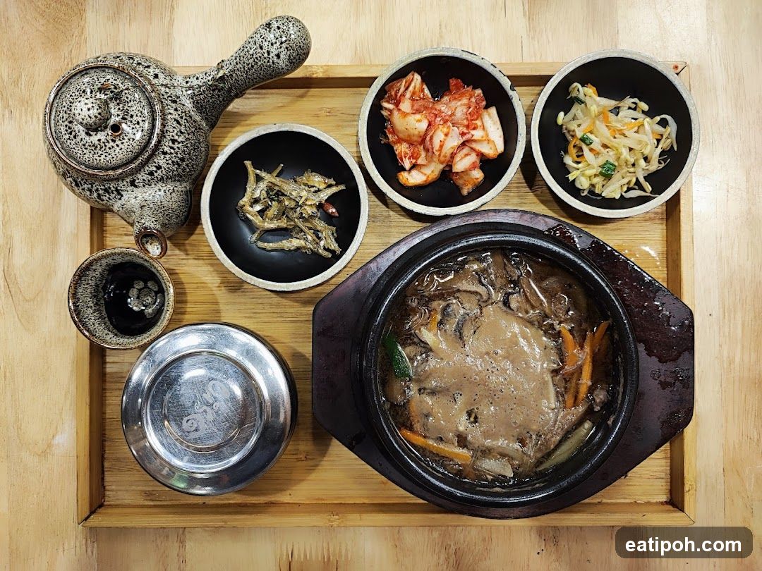 Korean Stew with Side Dishes