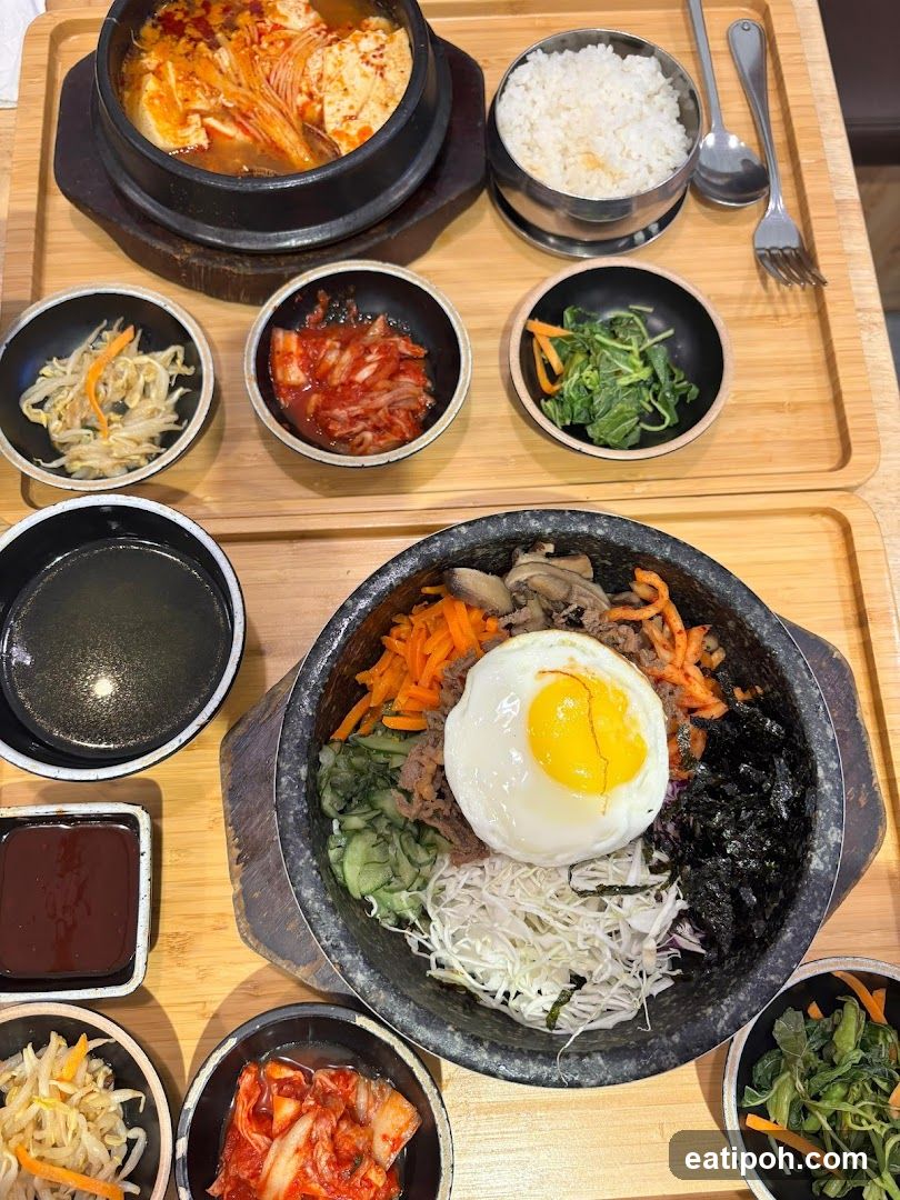Korean Food Spread