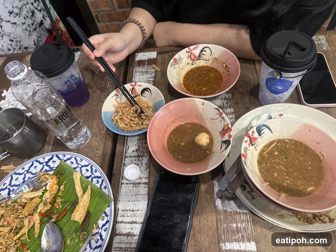 Table with Food and Drinks
