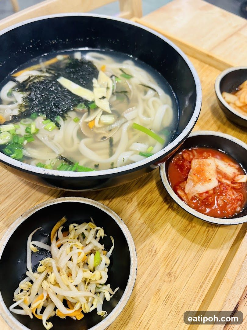 Noodle Soup with Side Dishes
