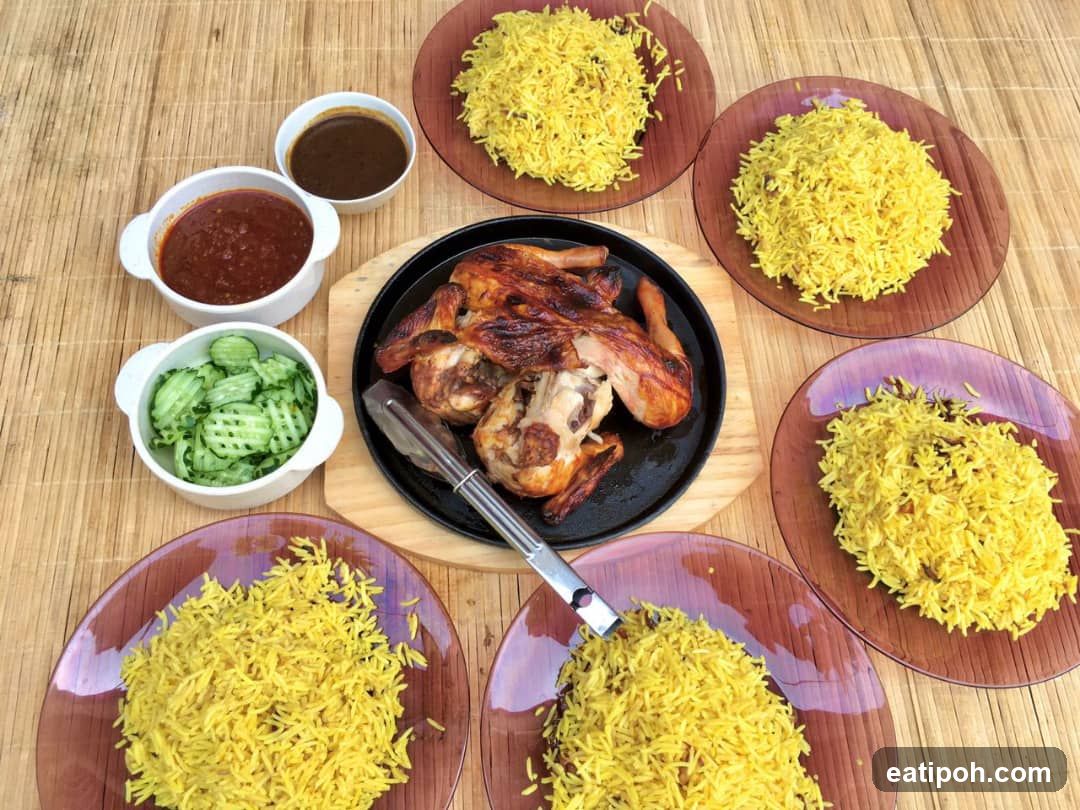 Nasi Ayam Golek • Mee Udang • Sate