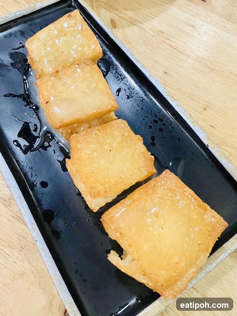 Fried Tofu with Glaze