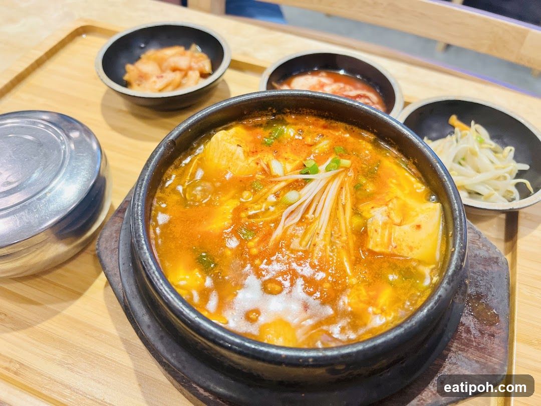 Korean Stew with Side Dishes