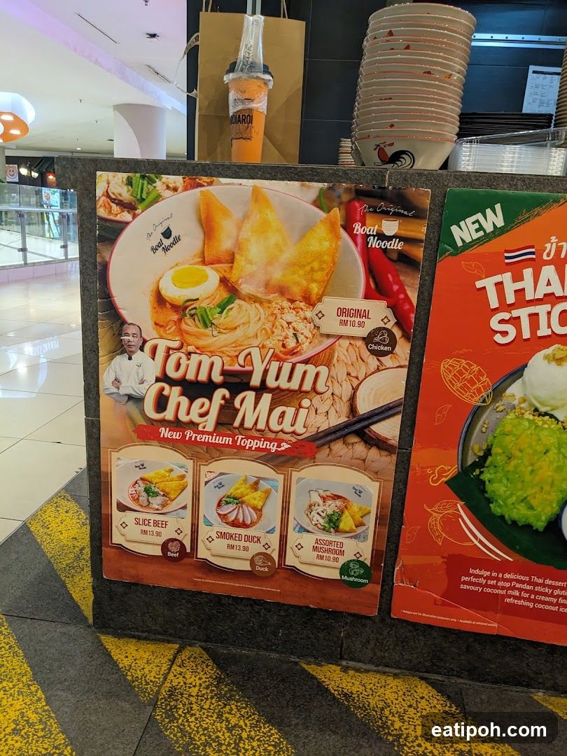 Tom Yum Chef Mai Menu
