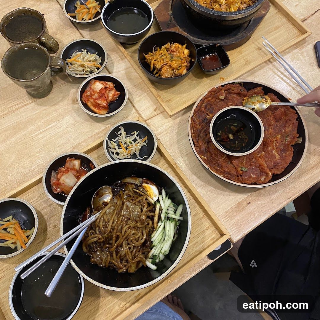 Korean Food Spread