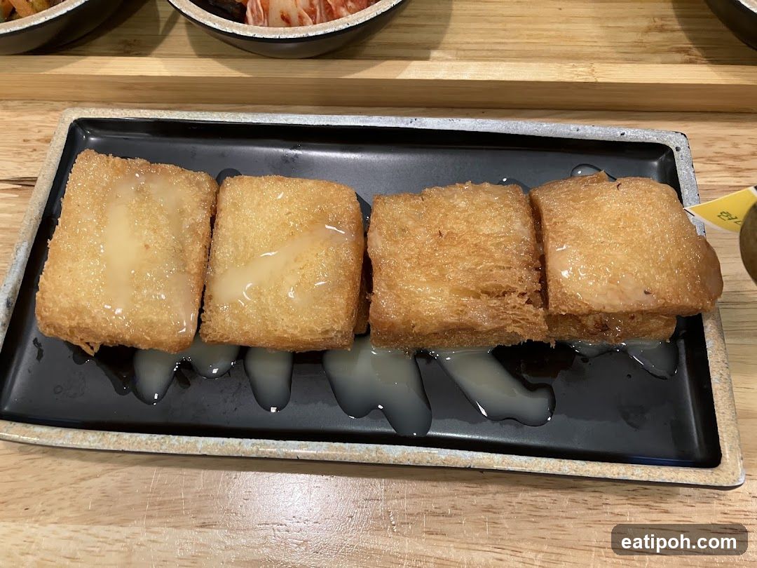 Fried Bread with Condensed Milk