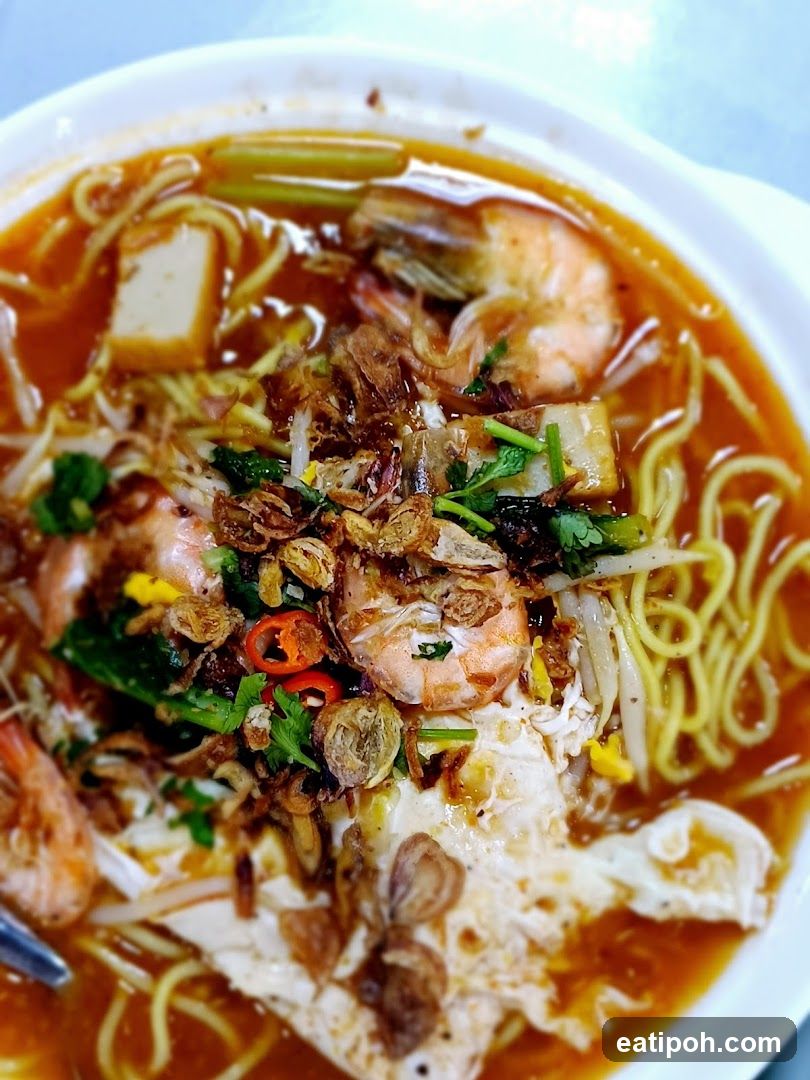 Noodle Soup with Shrimp