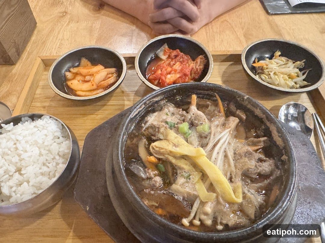 Korean Stew with Side Dishes
