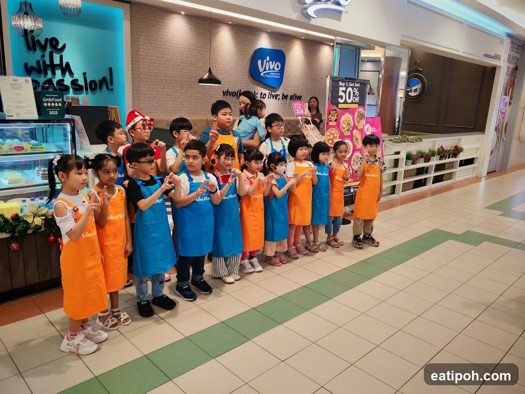 Children in aprons