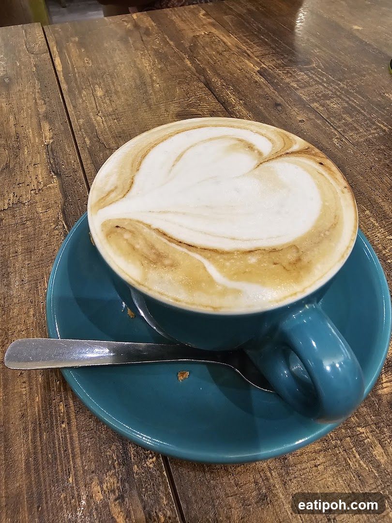 Latte with Heart Art