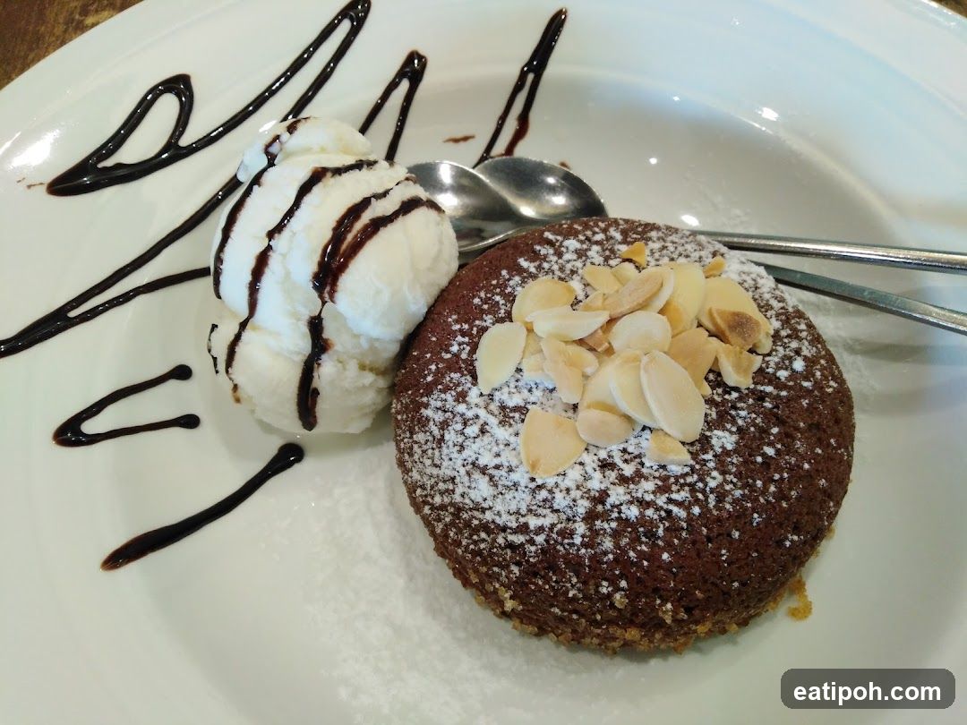 Chocolate Lava Cake with Ice Cream