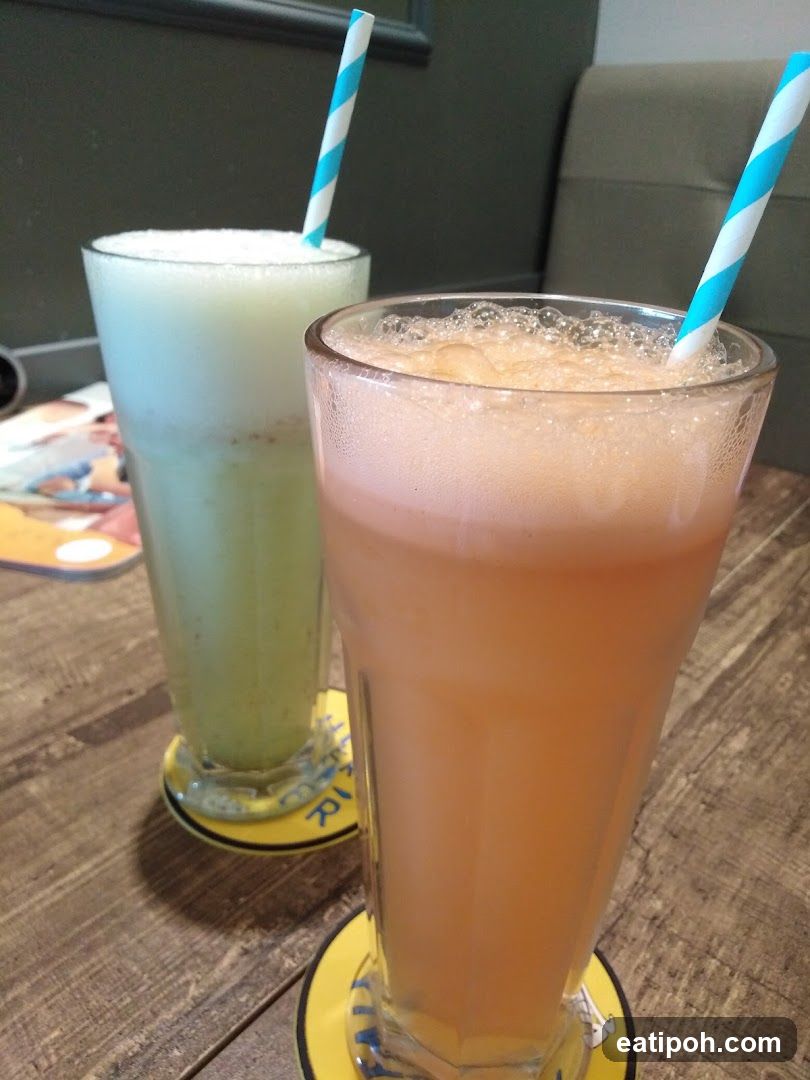 Two Drinks on a Table