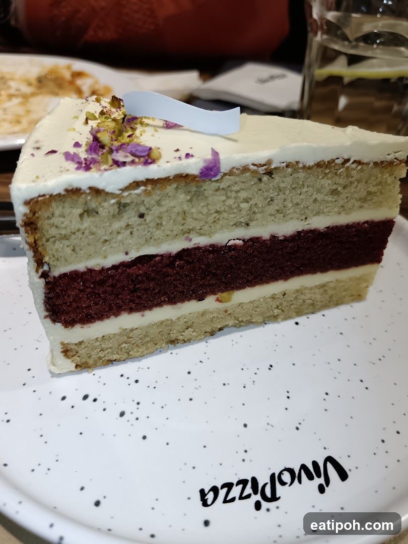 Slice of Cake on a Plate