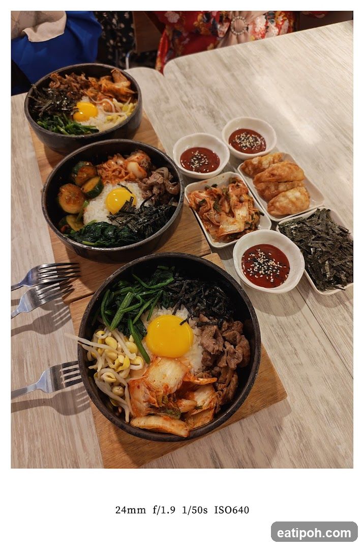 Korean Food Spread