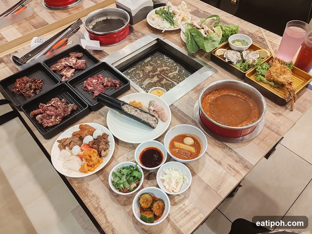 Hot Pot and Grill Meal