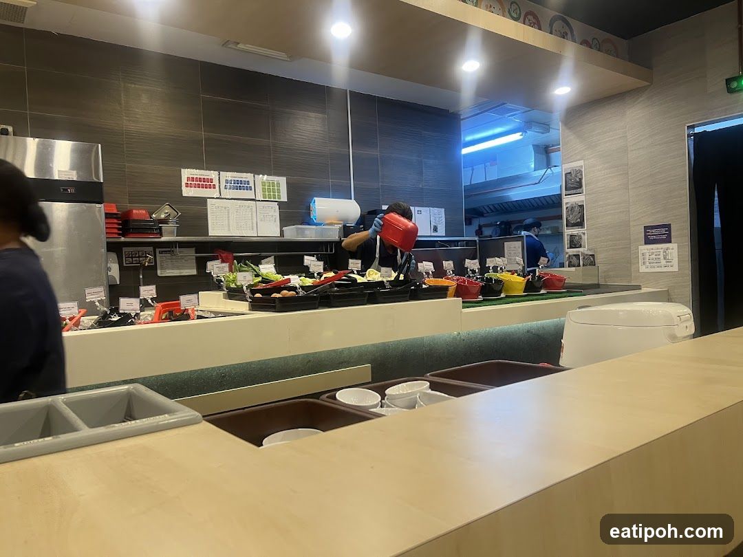 Buffet food station