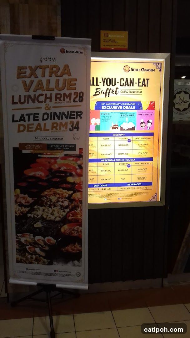 Seoul Garden Buffet Deals
