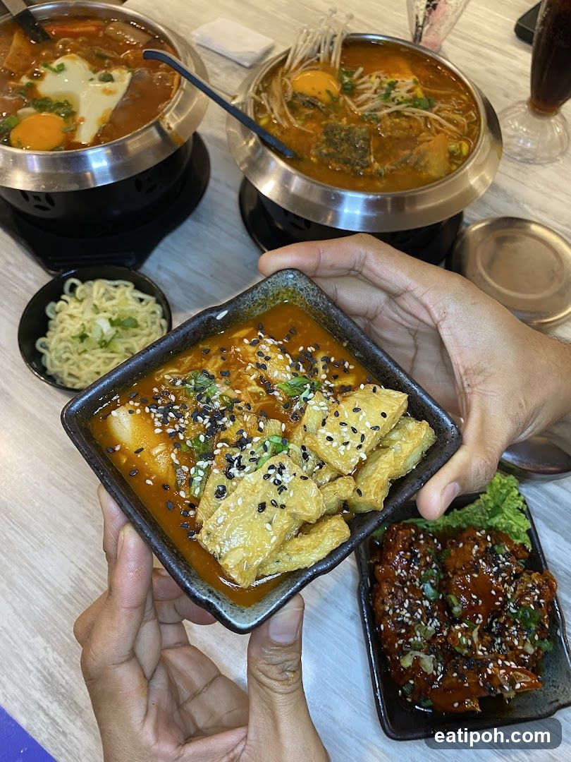 Korean Stew and Fried Chicken
