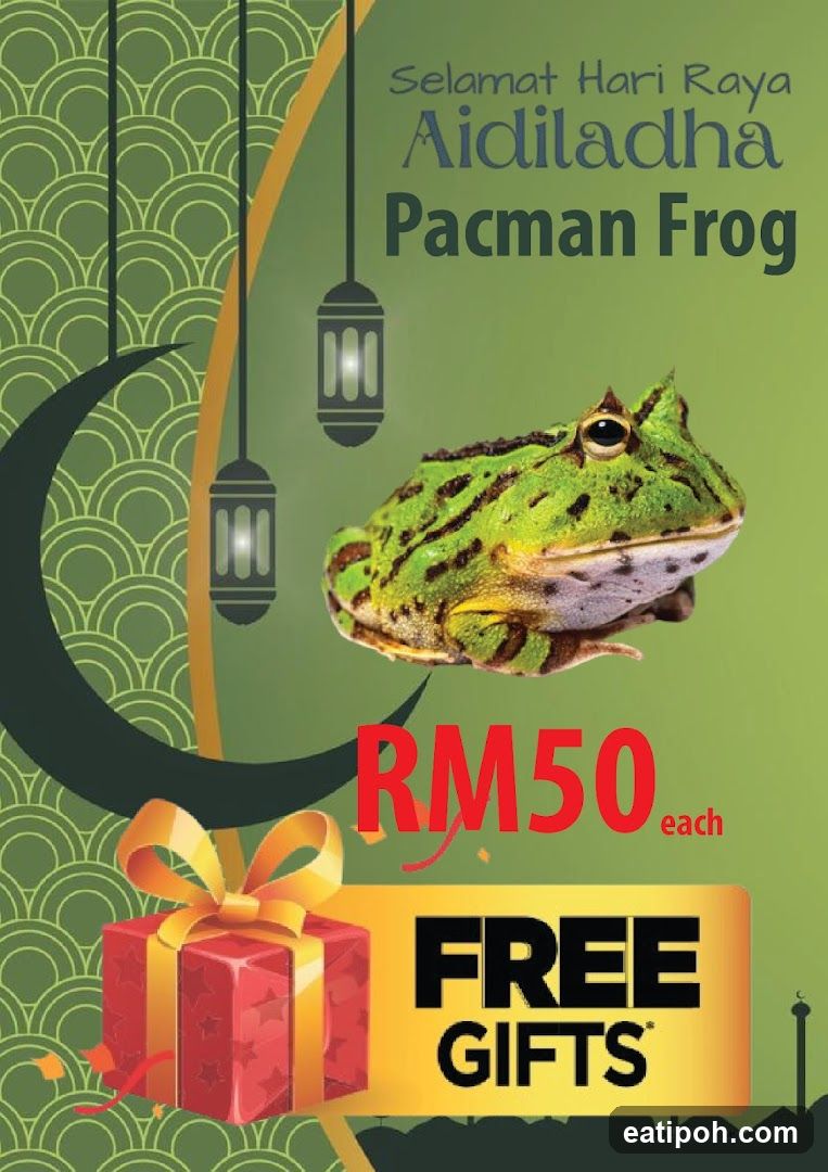 Selamat Hari Raya Aidiladha Pacman Frog Promotion