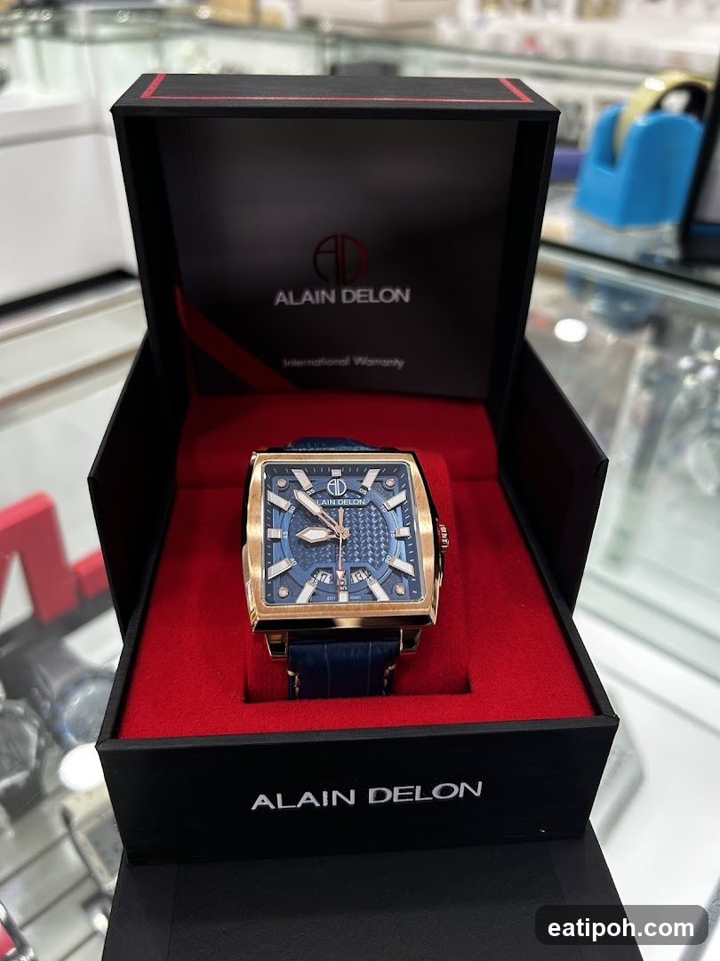 Alain Delon Watch in Box