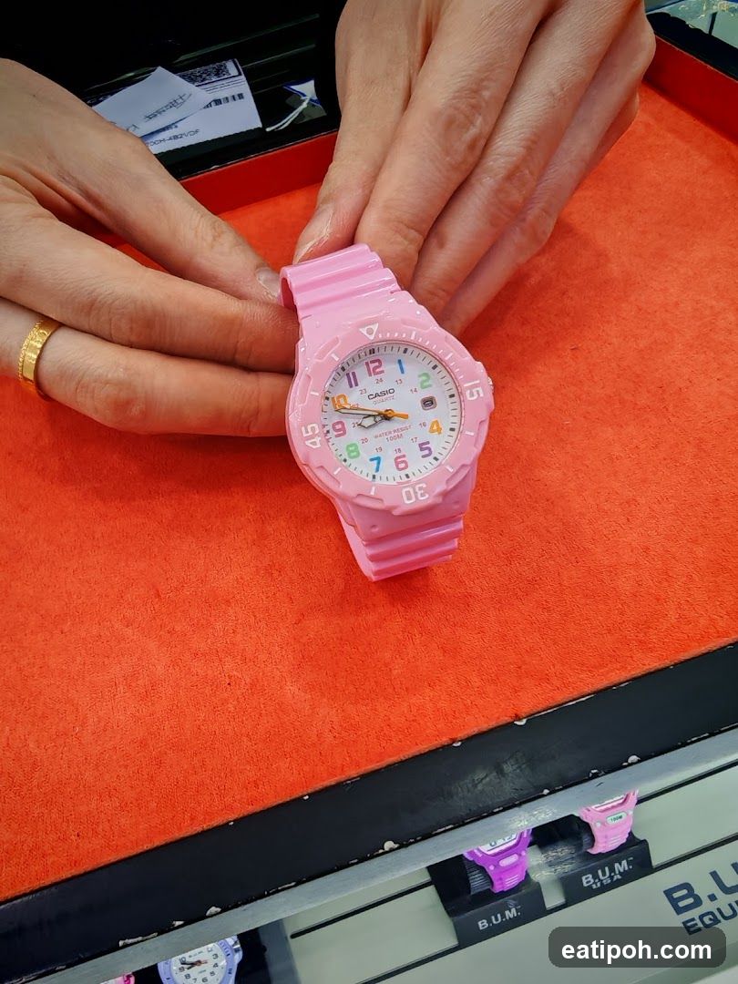 Pink Casio Watch