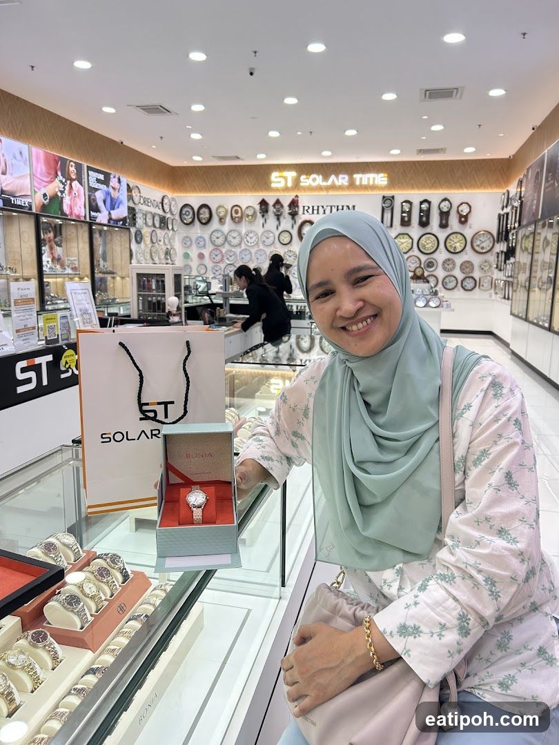 Woman in a Watch Store