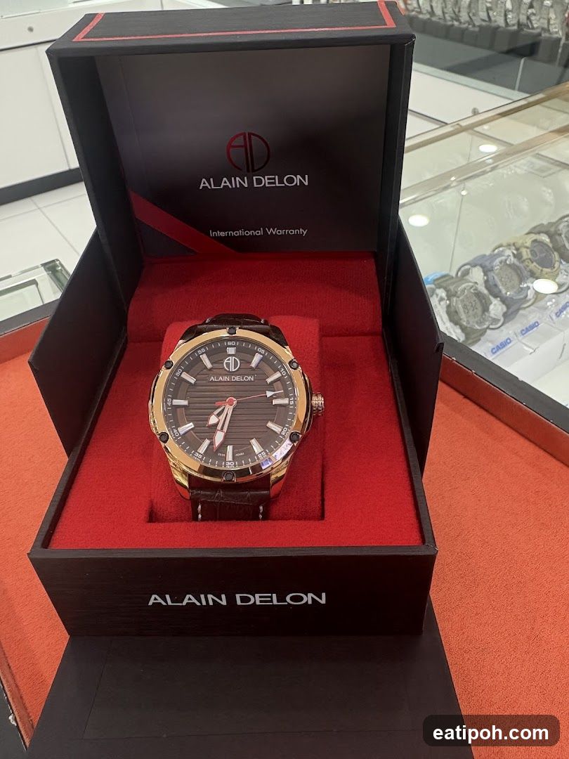 Alain Delon Watch in Box