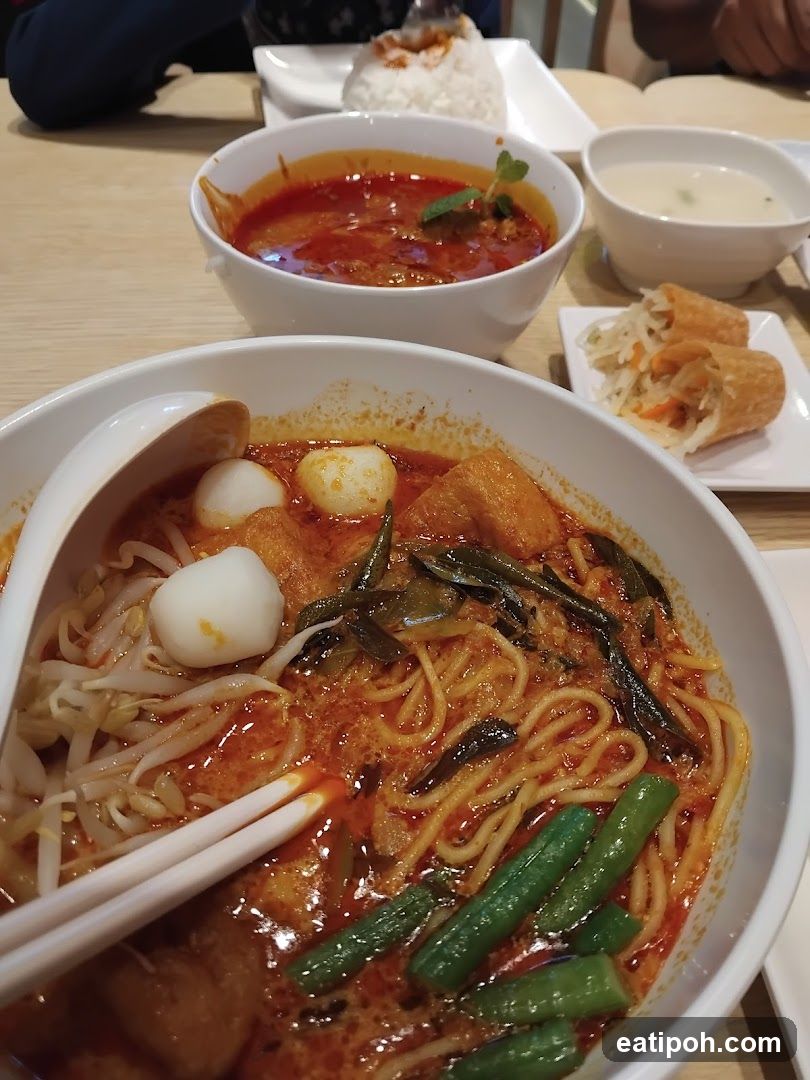 Curry Noodles and Rice