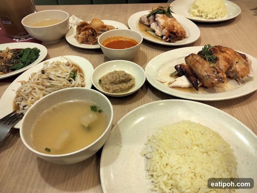 Hainanese Chicken Rice Meal