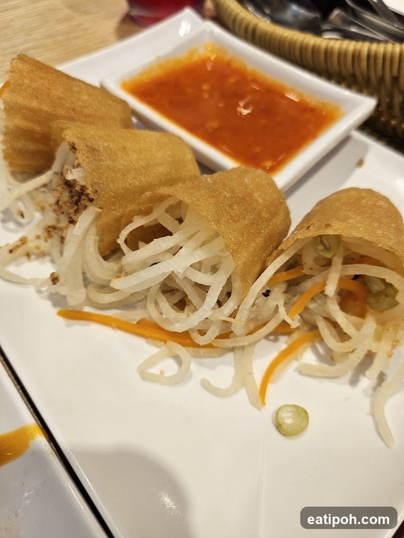 Spring Rolls with Dipping Sauce