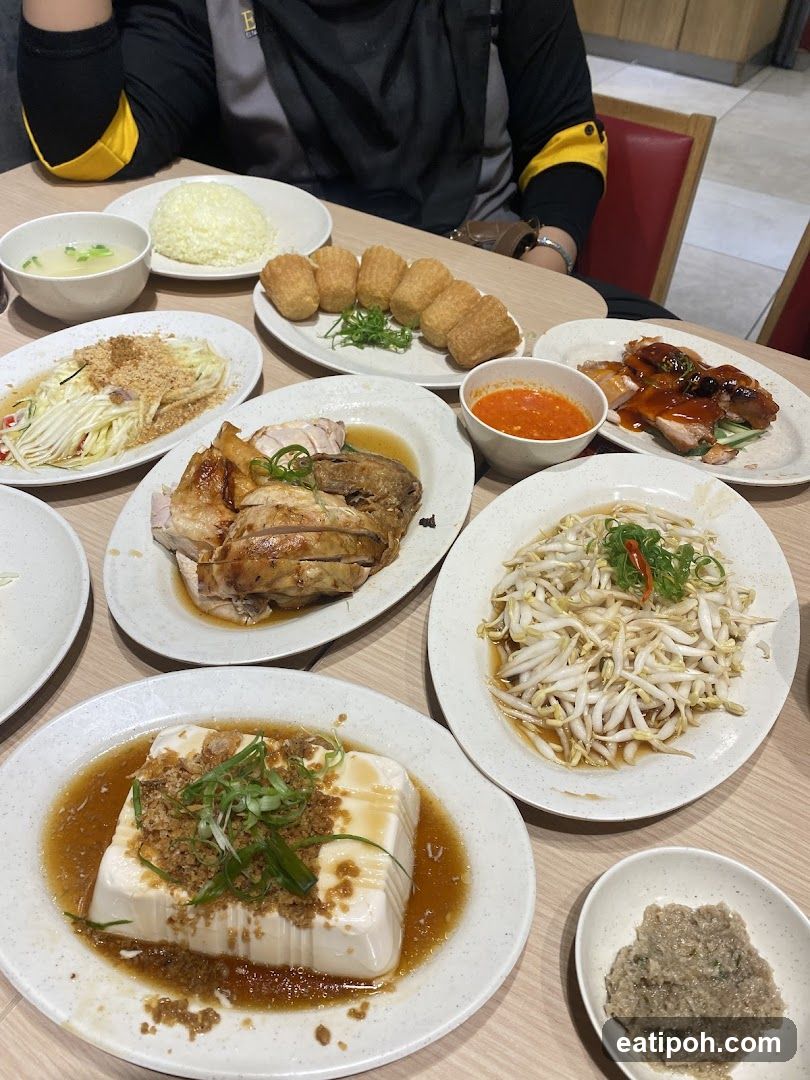 Table with various dishes