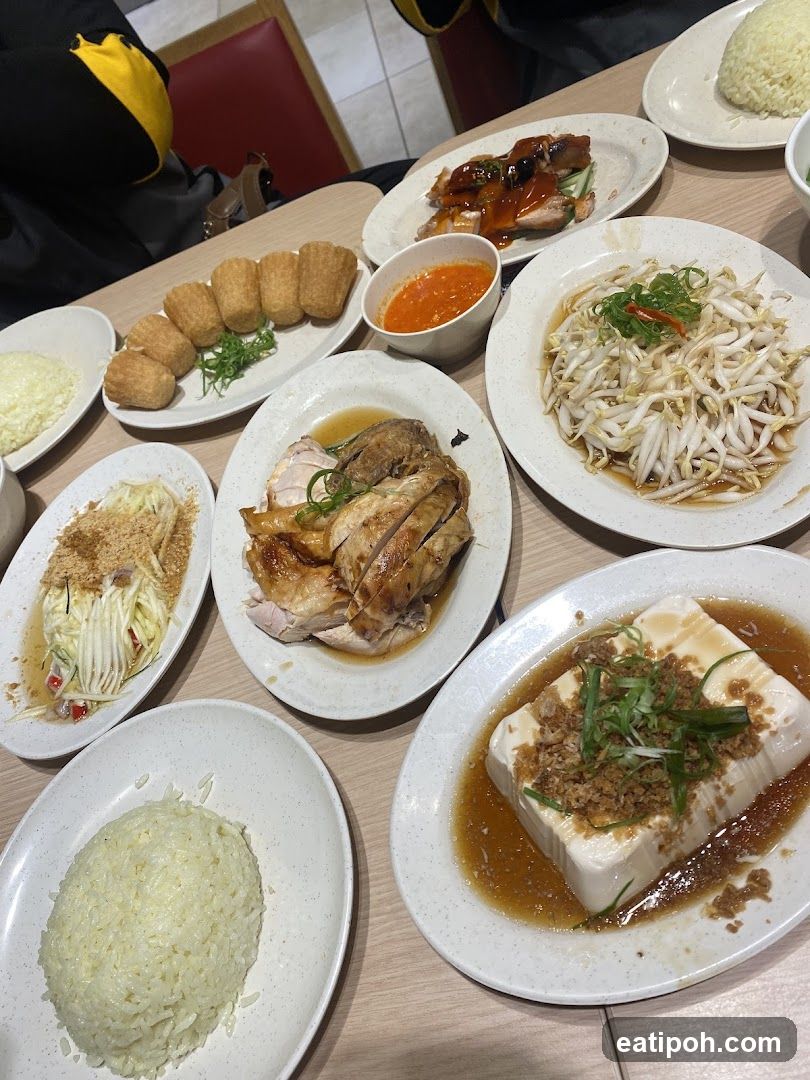Hainanese Chicken Rice Meal