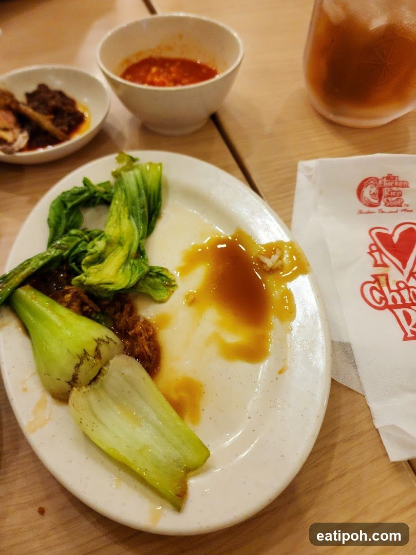 Leftover Food on Plate