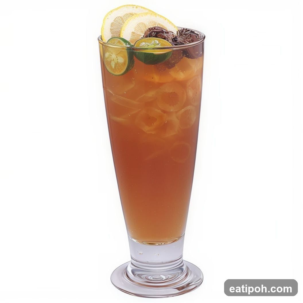 Iced Tea with Fruit
