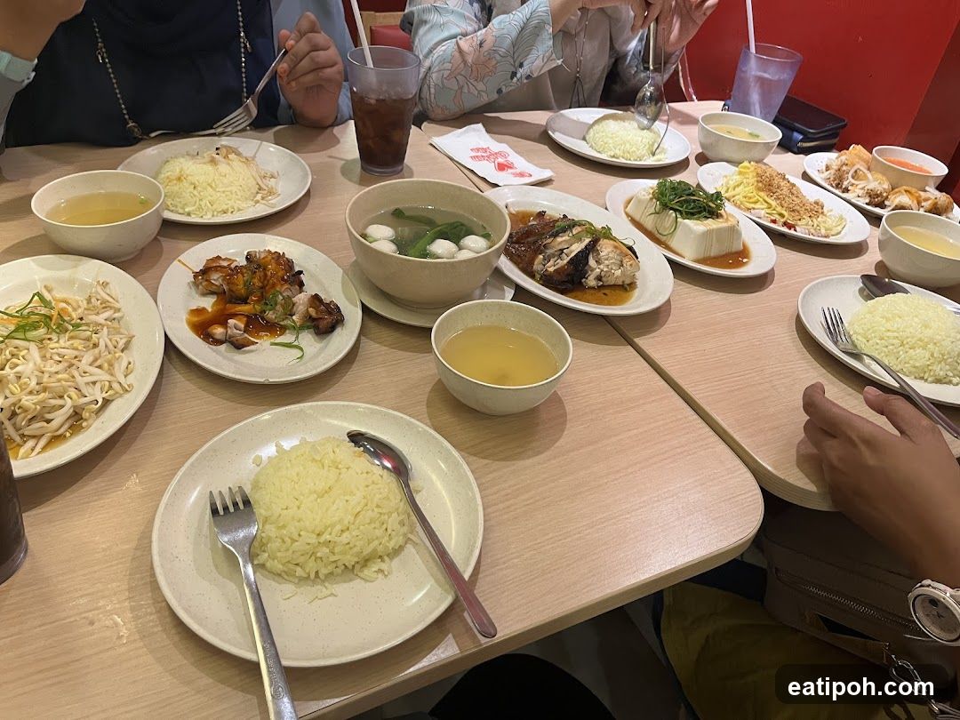 Table with food