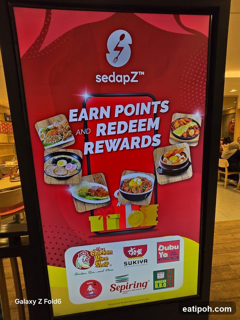 SedapZ Rewards Program Advertisement
