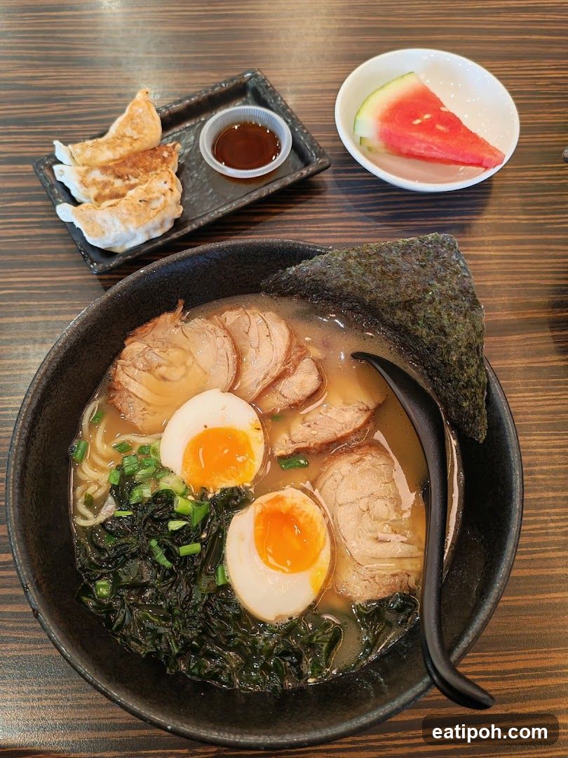 Ramen with sides