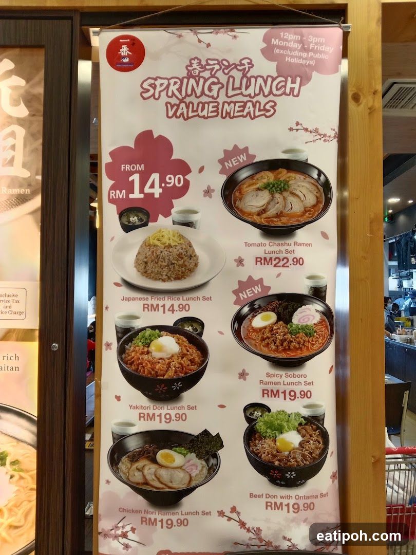 Spring Lunch Value Meals
