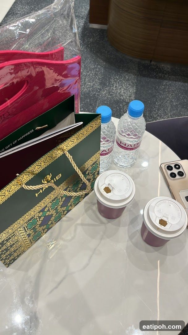 Shopping Bags and Drinks