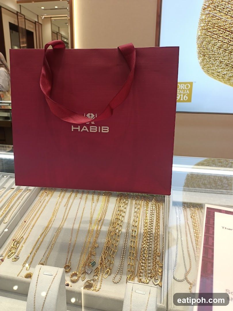 Jewelry Display with Branded Bag