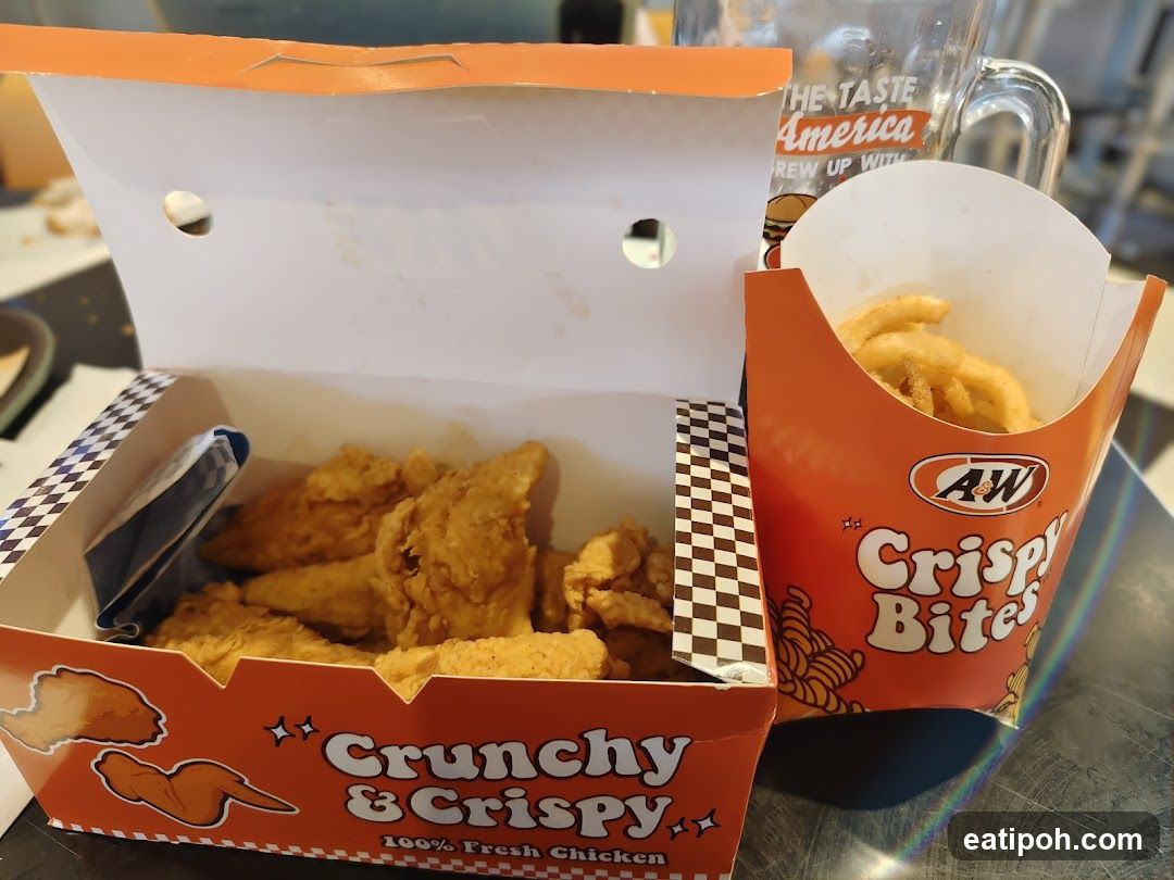 A&W Crunchy & Crispy Chicken and Crispy Bites