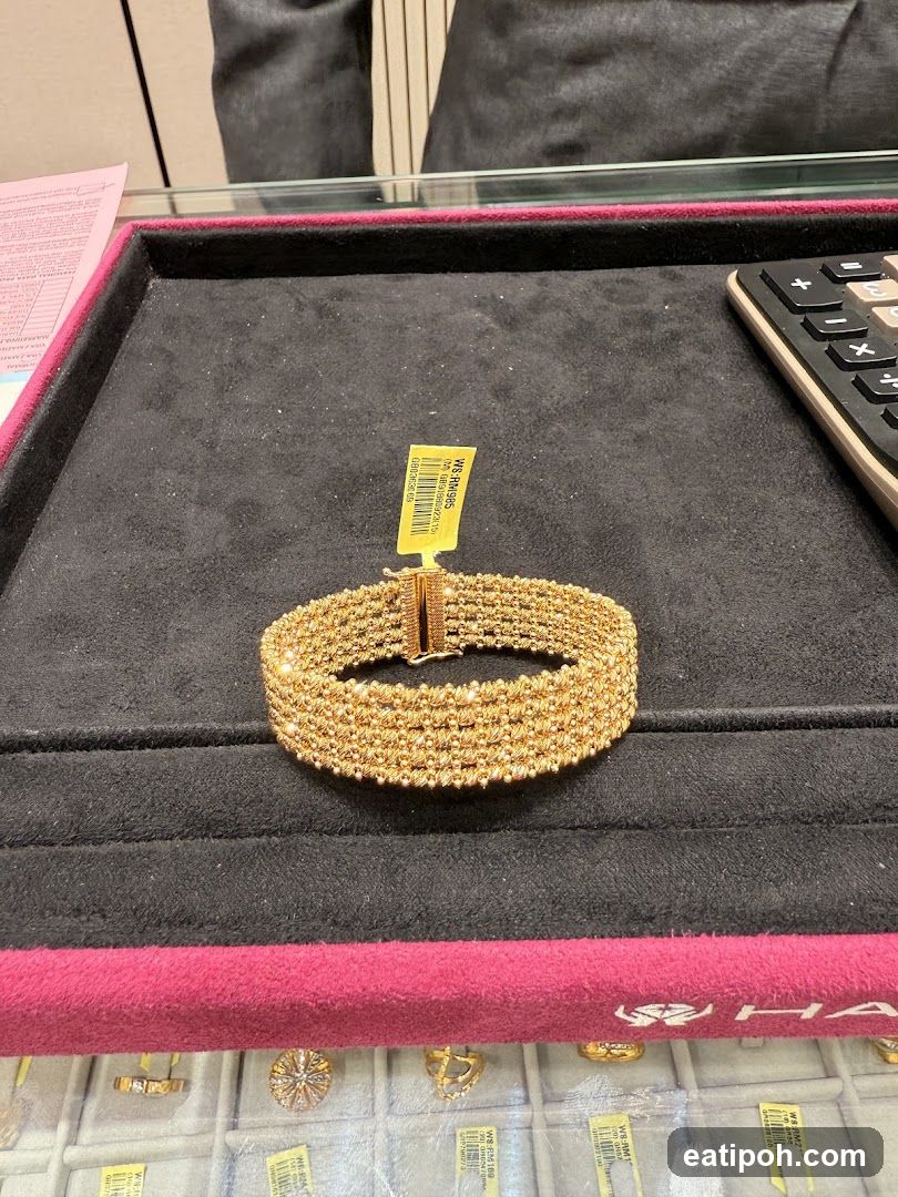 Gold Bracelet Display