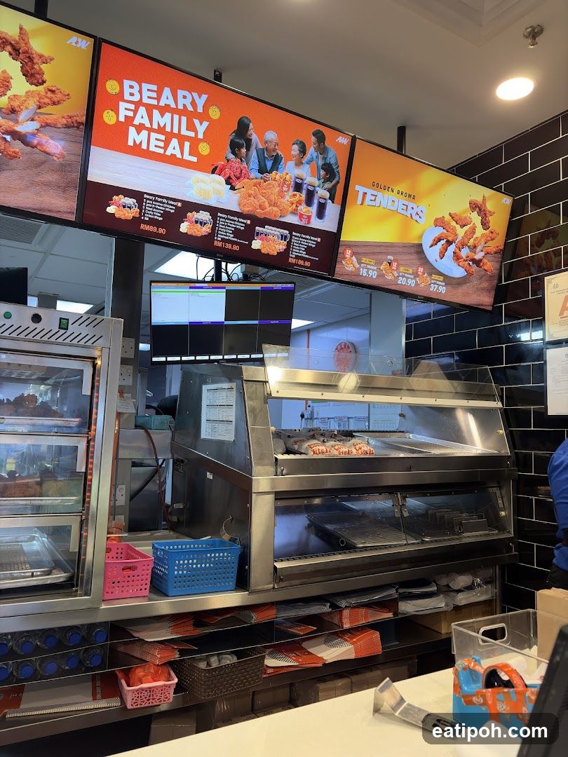 A&W Restaurant Interior