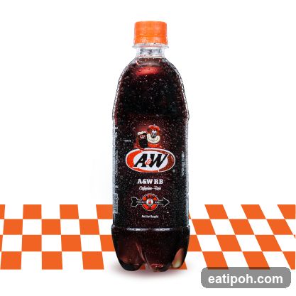 A&W Root Beer Bottle