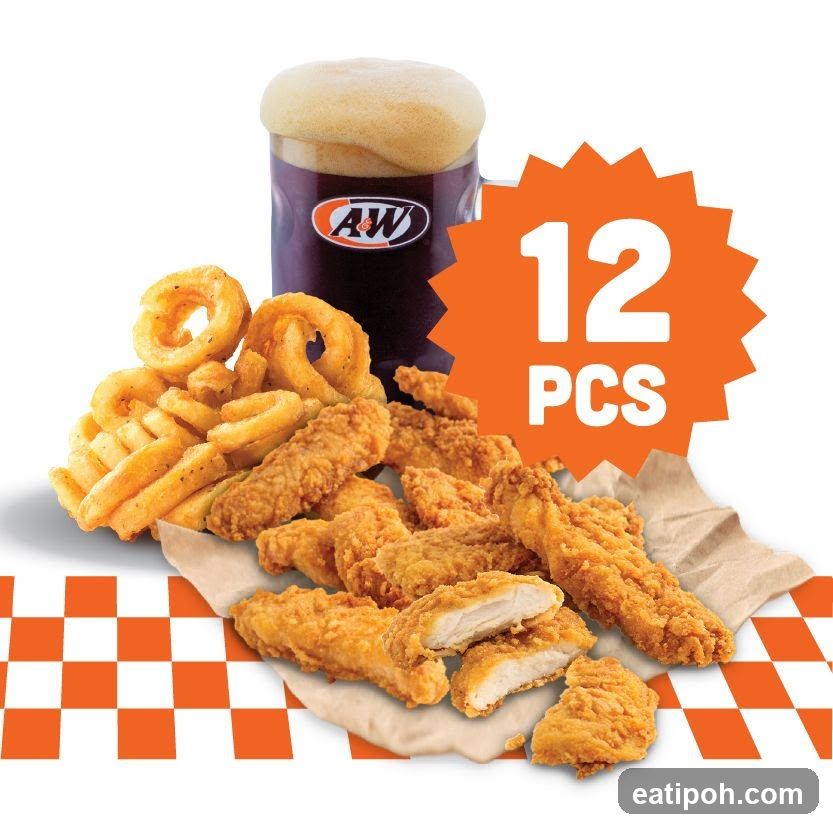 A&W 12 Piece Chicken Meal