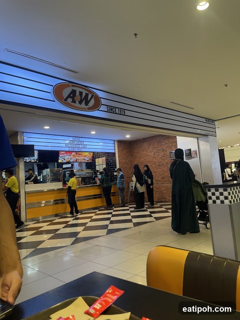 A&W Restaurant Interior