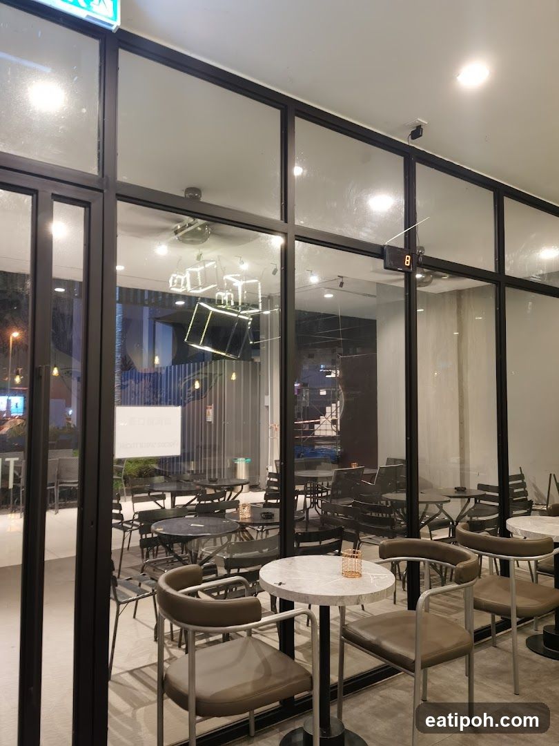 Cafe Interior with Seating