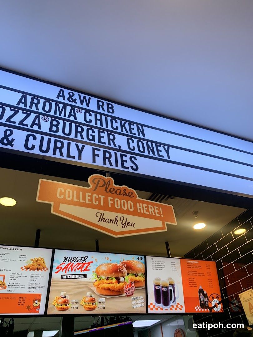 A&W Menu
